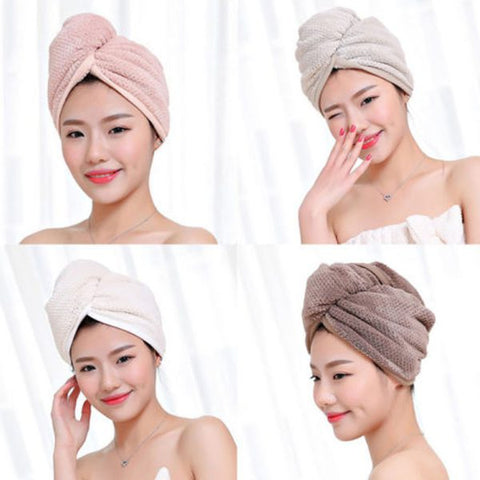 Quick Dry Head Towel Cap